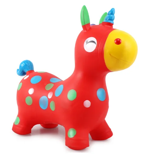 Professional Using Pvc Bounce Jumping Animal Toy for Child Riding and Walking