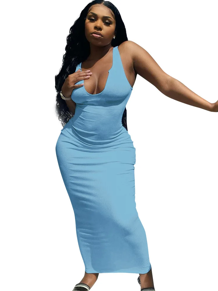 womens bodycon summer dress PRETTYGARDEN Womens Summer Strapless Maxi Dresses Ruffle Tube Asymmetr main image 0