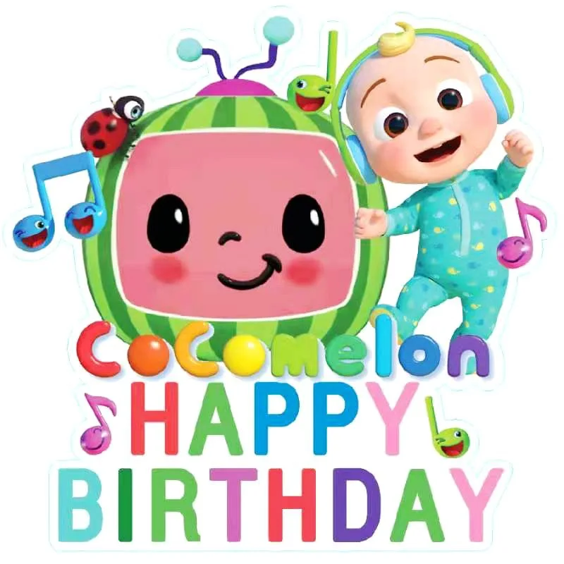 Cartoon Watermelon 1st Birthday Cake Topper Party Decoration First ...