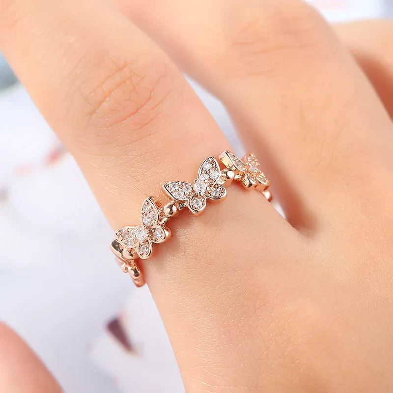 Amazon.com: Leaf Rings for Women Teen Girls Simple Minimalist Dainty Gold  Stacking Rings Engagement Promise Rings Sizes 4 to 12 : Clothing, Shoes &  Jewelry