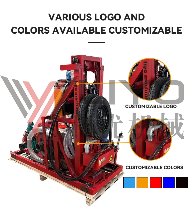 Hc Oil Rig 200M Hydraulic Exploration Core Drilling Rigs Machine