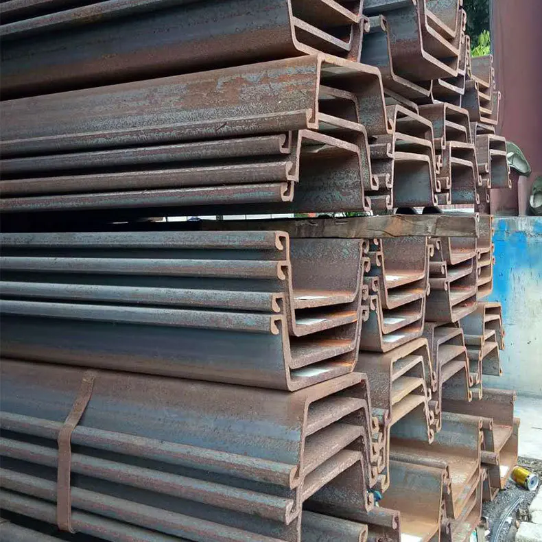 Best Selling Product Steel Sheet Pile 6m 8m 10m 12m Customization