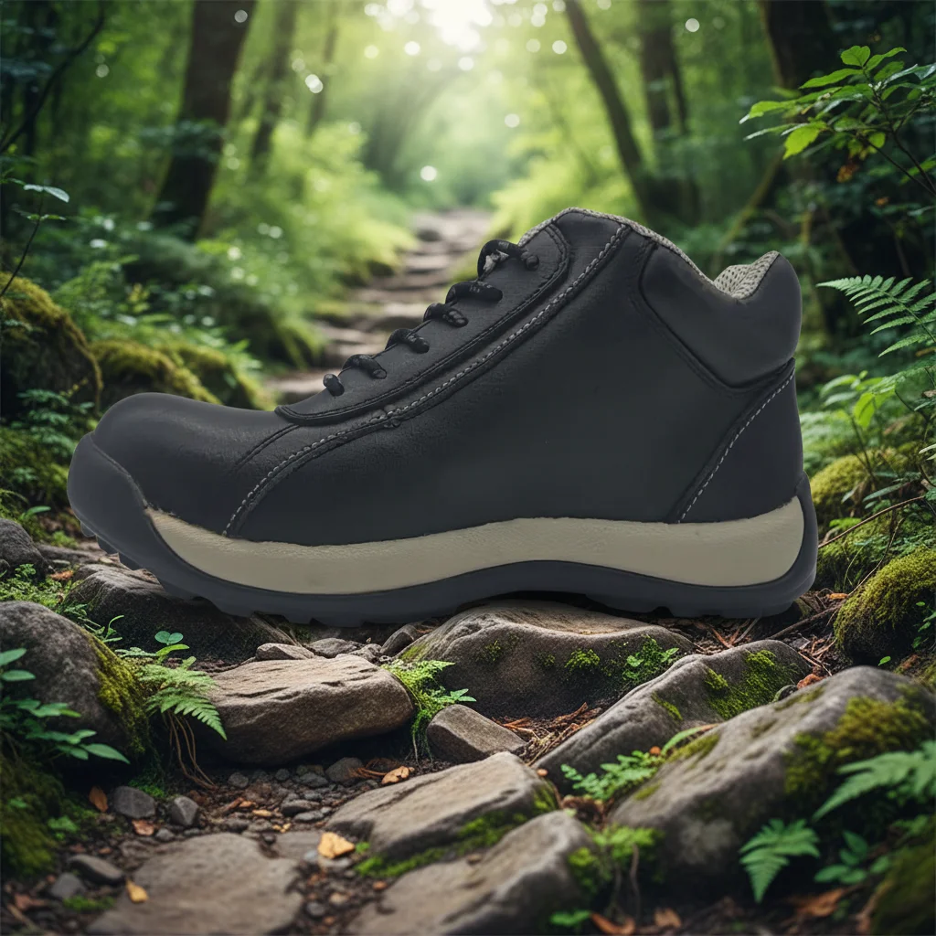 HY,Team Training Shock-proof Thick Sole Brown/honey Color Hiking Shoes Versatile Rugged protection Black Trainers Boots HSS91