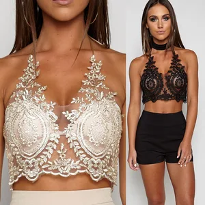 2025 Women's Lace Strap Top Spicy Girl Hollow Short Bottom Shirt