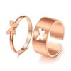 rose gold-Butterfly