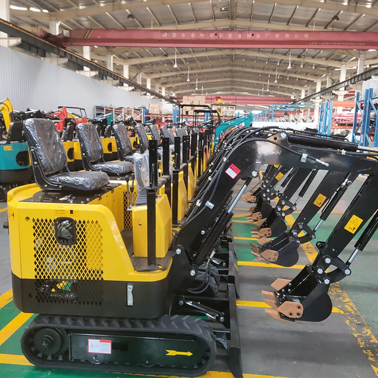 HT10 HT20 HT22 Mini Diggers for Sale Mini Excavator 1ton Mini Digger Garden Use