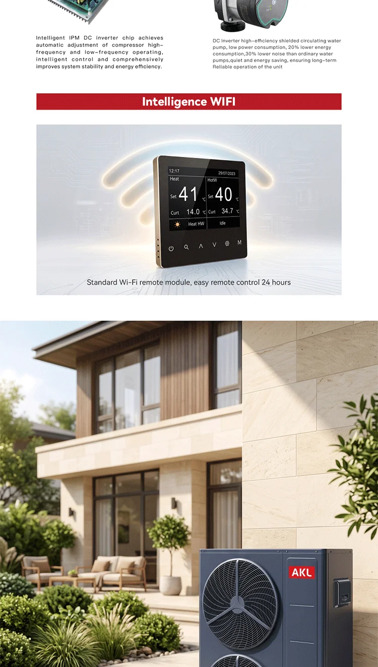 Integral Electric Heat Pump, 30KW, Inverter - detail 8