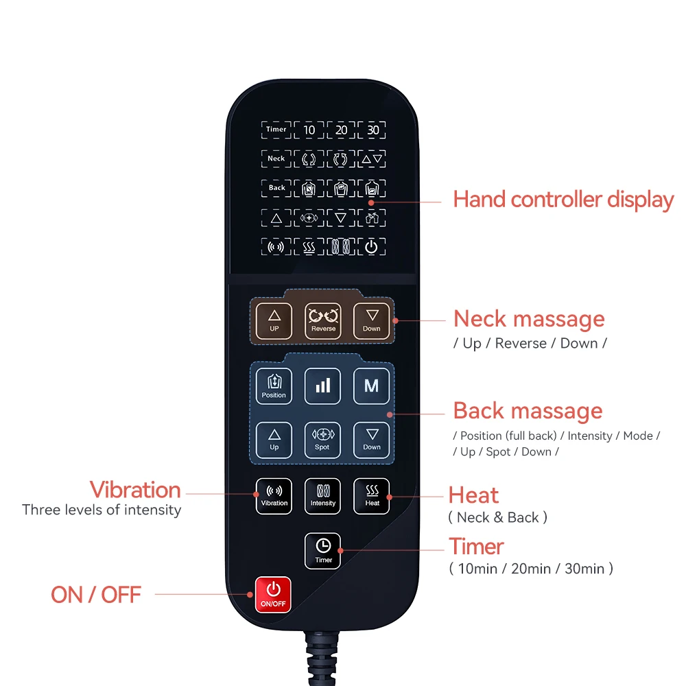 Factory New Products Portable Car Seat Massaging Back Massage Mat Massage Cushion