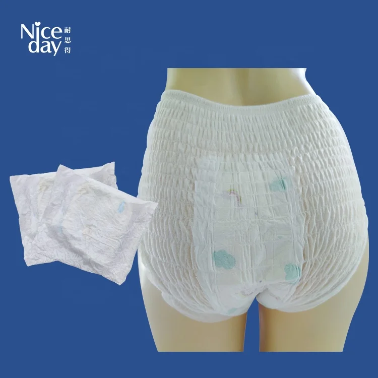 Bulk Buy China Wholesale Sanitary Pants Women Disposable Overnight Period  Menstrual Sanitary Pants Underwear With Pattern $0.19 from Fujian Putian  Kaida Hygienic Products Co.,Ltd | Globalsources.com
