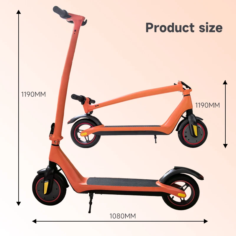 China Factory Customized 350w 36v Streamlined Magnesium Alloy Citycoco Scooter E11 Adult Folding Portable Electric Scooter