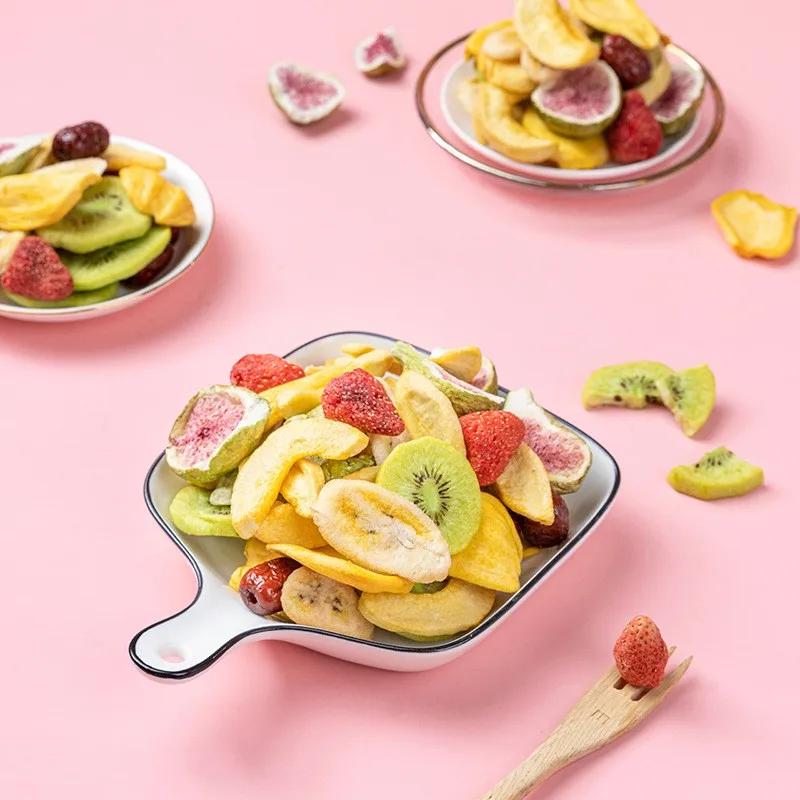 Dried Snacks Crispy Mixed Dry Fruits And Vegetables Snack And Fruits