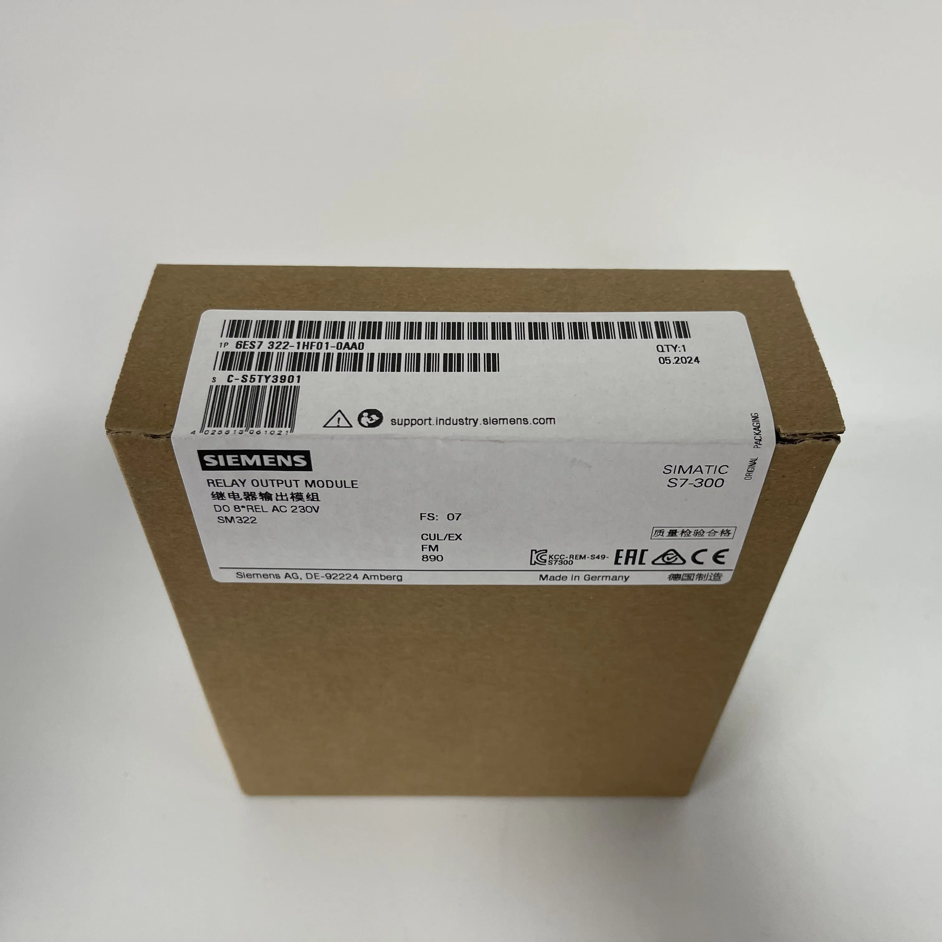 Siemens Relay Output Module SM322 6ES7322-1HF01-0AA0 Siemens Relay Output Module SM322 6ES7322-1HF01-0AA0