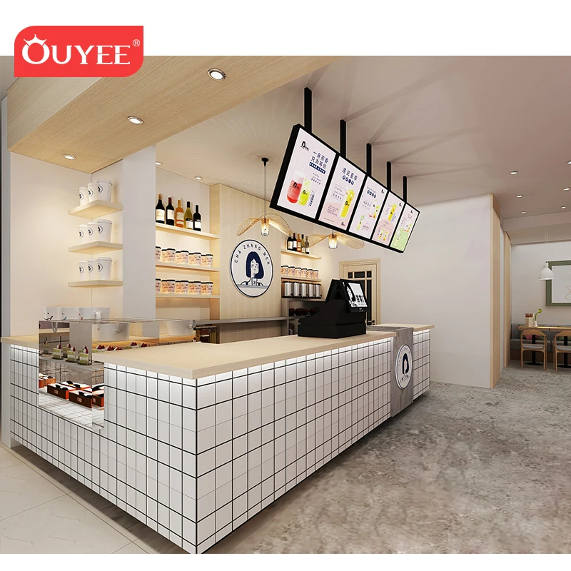 Small Coffee Kiosk Design Commercial Coffee Shop Counters Cafe Counter for Coffee Shop Decoration Designs