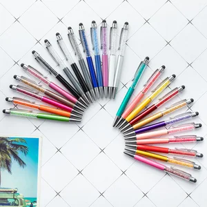 Wholesale Luxury Metal Stylus Touch-Screen Pens with Custom Logo Ballpoint Pens 1.0mm for Promotional Branding Gifts