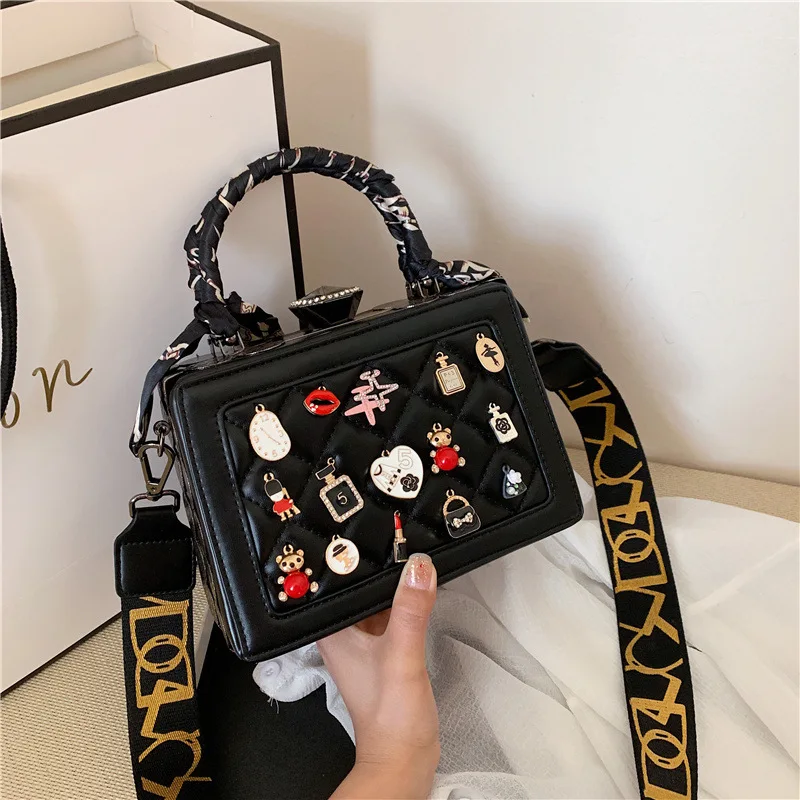LFMAKE Crossbody Bag for Women Mini Boston Handbags Ladies Luxury Designer  Purses - AliExpress