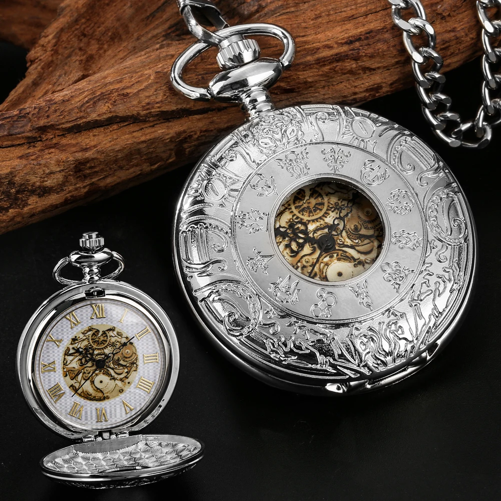 Orologi Da Tasca Ebay Orologio Da Tasco Con Pavone Steampunk JewelryWe - Quarzo, Catena Collana, Bronzo, Per Uomo E Donna Orologio Tasca - Foto 6