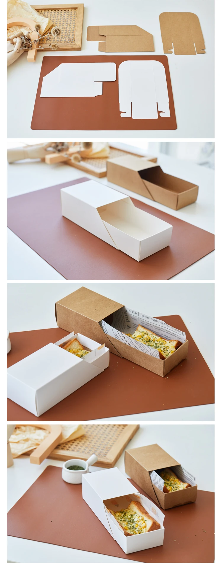 Taco Box Paper Custom Mexico Taco Box Logo Paper Food Trays to Go Biodegradable Take ...
