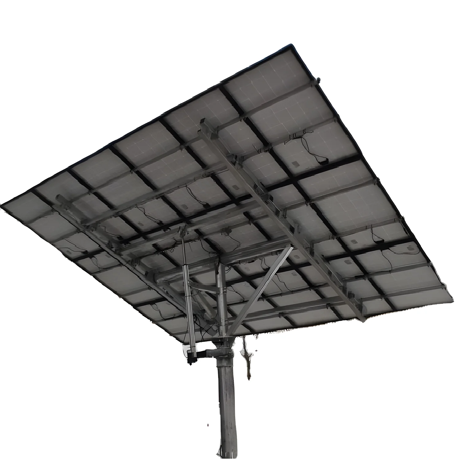 90 Module Tracker Table China Customized Dual Axis Smart Solar Tracker System Suppliers ...