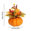 Orange pomegranate pumpkin