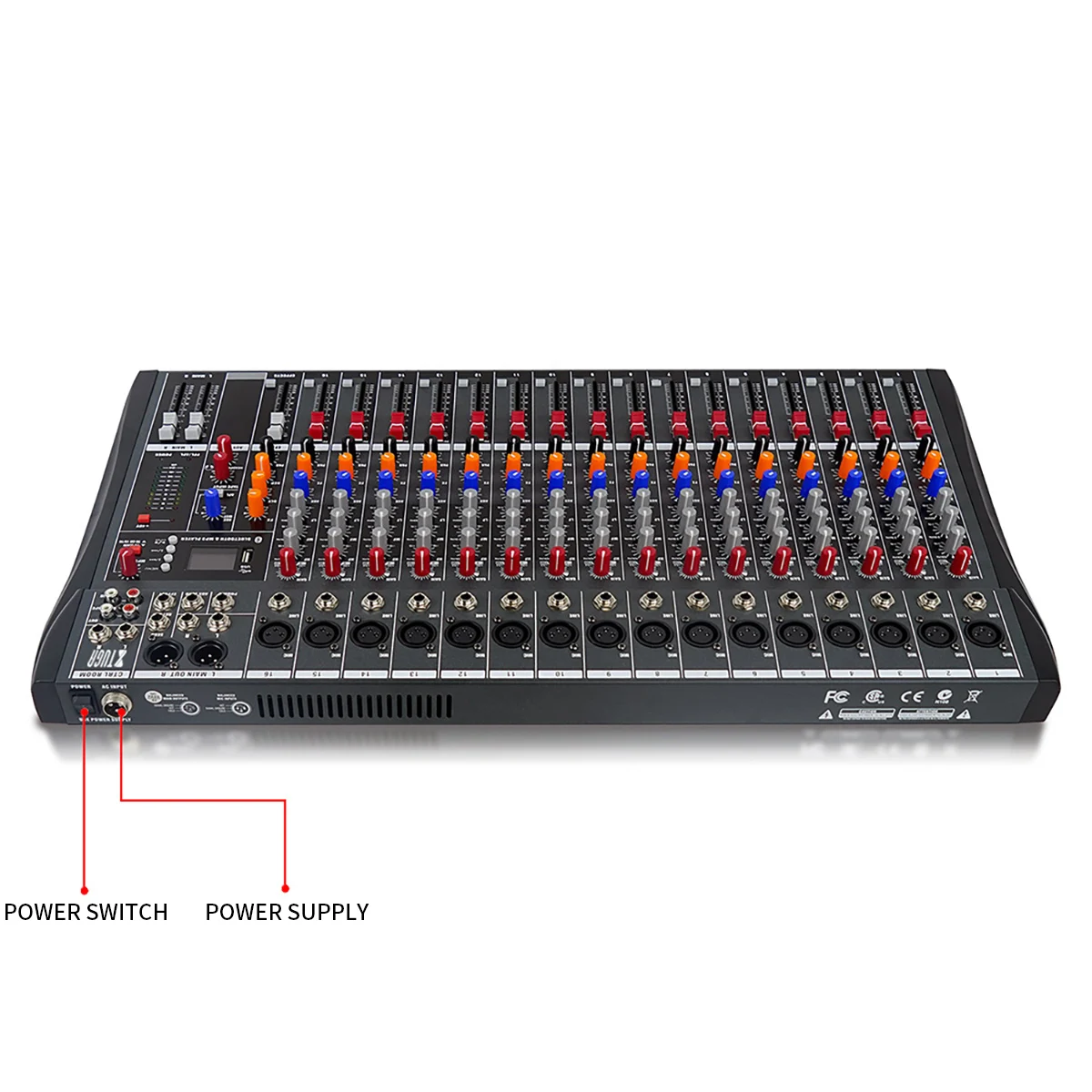 Customized 16-Channel Studio Mixer Audio Console Professional Audio Video & Lighting-Factory Price