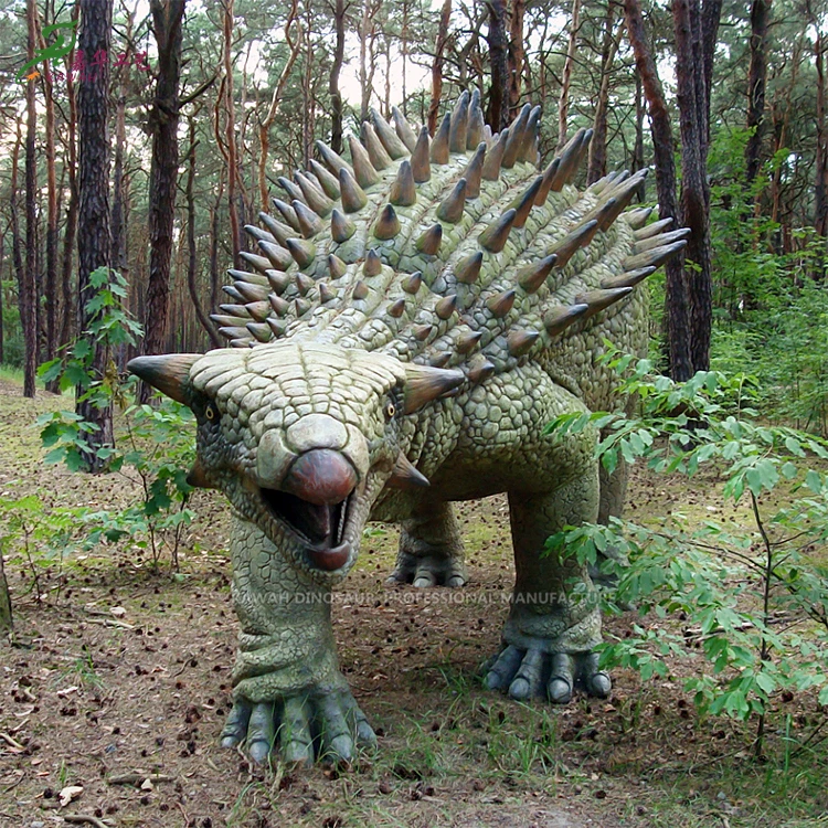 Dino Forest Park Products Animatronic Dinosaur Realistic Dinosaurs Animatronic Model Saichania