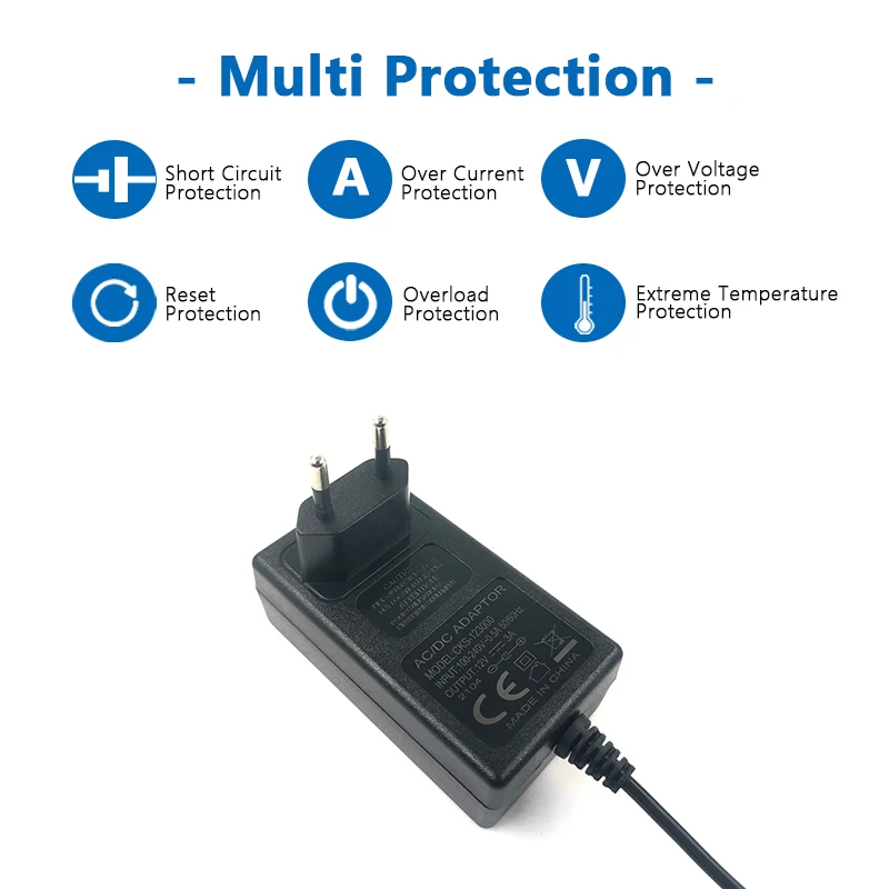 CKS EU/US/UK/AU 5v 9v 12v 15v 19v 24v 36v switching adapters 12V 3A Power Supply 3000MA 36W Power Adapter 12V 3A