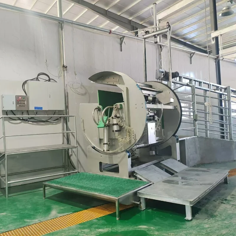 High Efficiency Halal Automatic Cattle Slaughter Machine Slaughter Equipment Box for Cattle and Halal Ritual