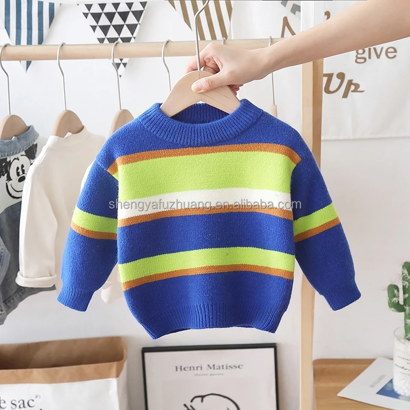 Children's Sweater Baby Solid Casual Basic Kids Sweater Thick Kids Soft Woollen Clothing for Boys Girls Autumn Winter Sweaters