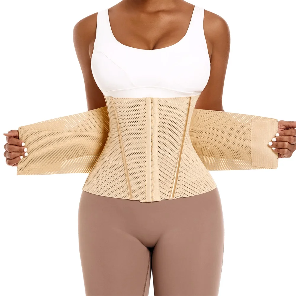 Wholesale Lady Waist Cinchers Belt Women Shapewear Tummy Control Wrap Belt Corset Waist Trainer Slim Body Shaper Slim supplier
