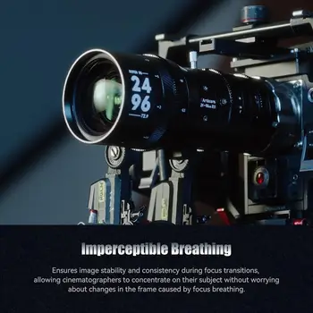 7artisans Spirite Zoom 24mm-96mm T2.9 Professional S35 Frame Zoom Cine Lens 4X Optical Zoom Compatible for EF Mount detail image