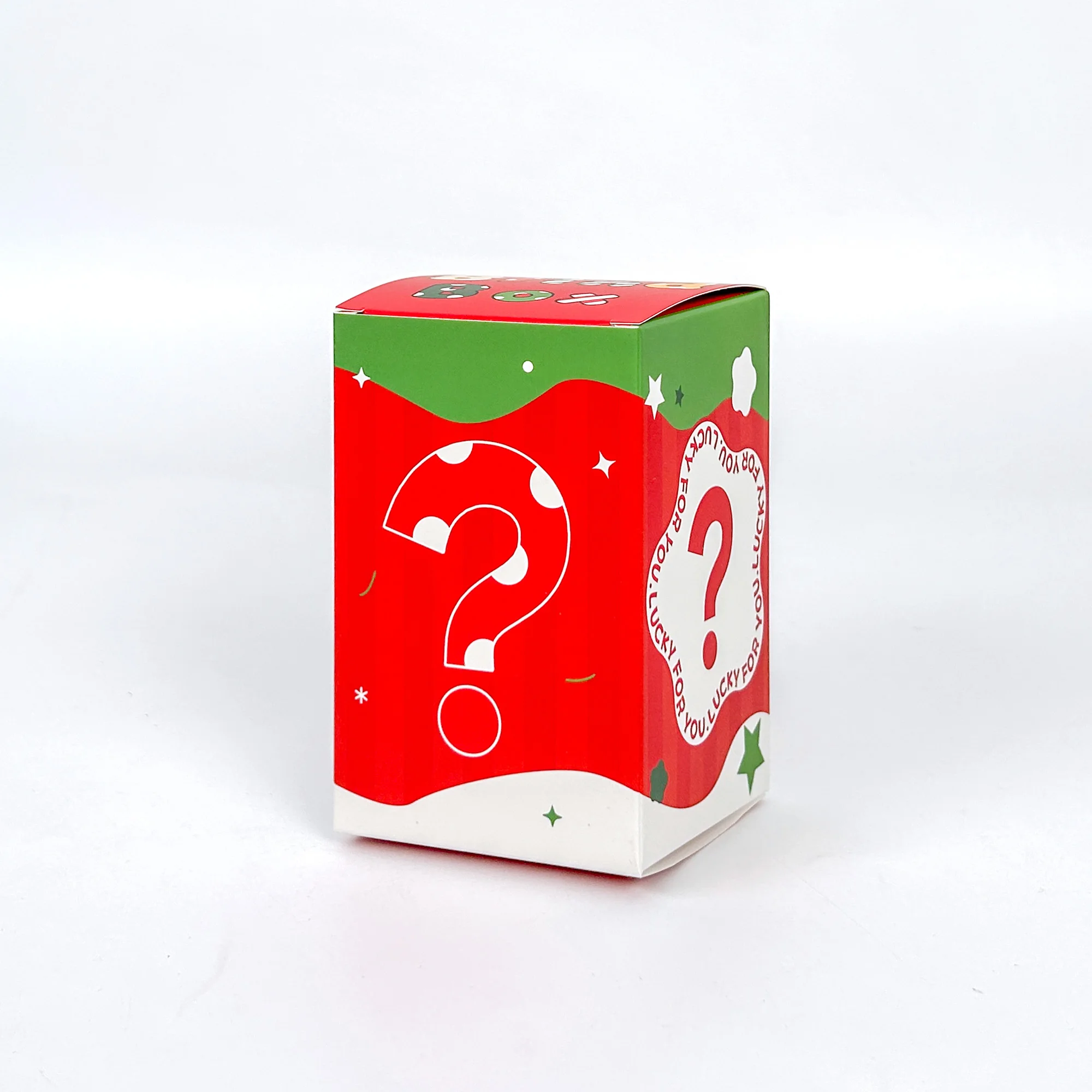 Customized Reusable Eco-Friendly Christmas Candle Gift Box Luxurious Kraft Paper Four-Color Logo Die Cuts Flexographic Embossing