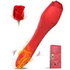 D0437 vibratore rosa riscaldante, rosso