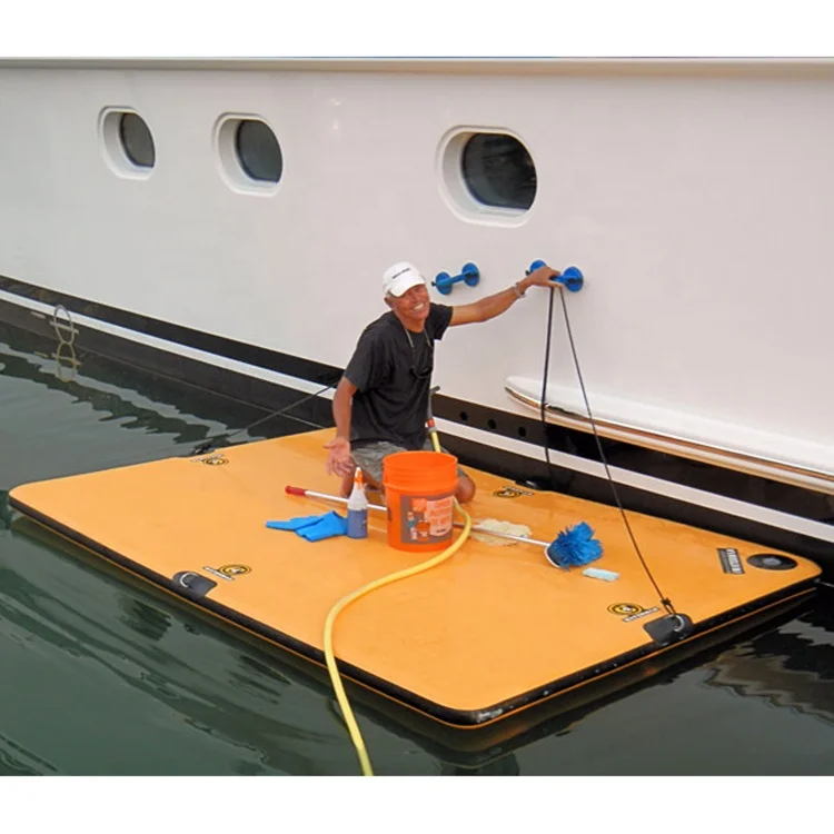 Durable DWF Drop Stitch Inflatable Floating Docks Pontoon for Sale