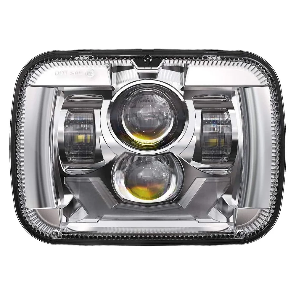 1996-2005年式シボレーアストロバン用スクエア5x7 LEDヘッドライト