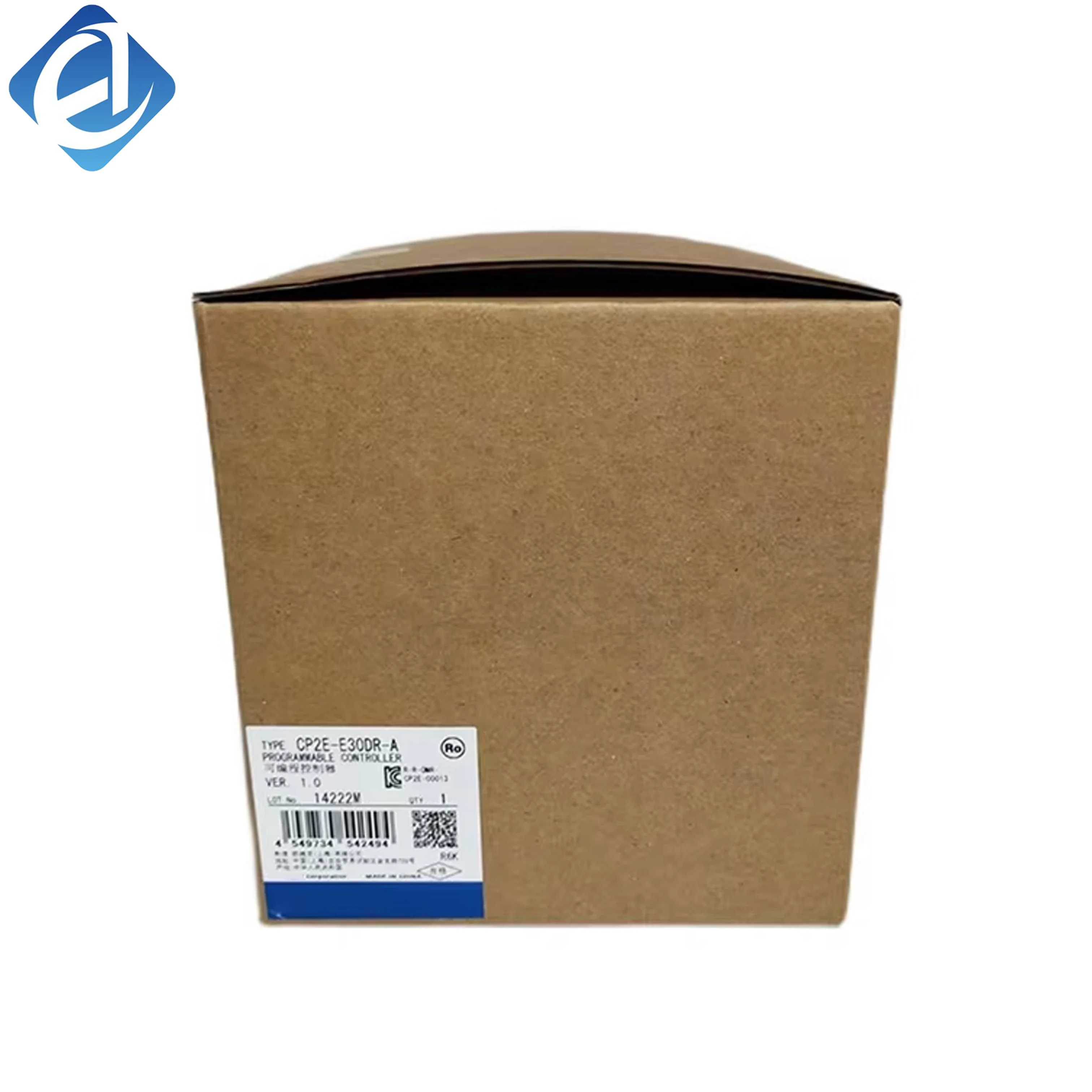 New Original Omron CP2E series compact PLC controller. 30 I/O points, relay output, AC power supply, stable operation, abundant instruction functions and convenient peripheral communication. Widely applied to small automation equipment, packaging machiner