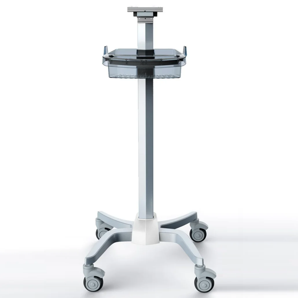 Hospital mobile ECG vital signs monitor trolley