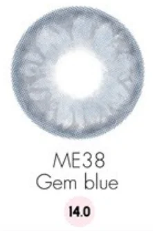 Новое поступление контактные линзы Gem Blue красочные косметические оптовая продажа