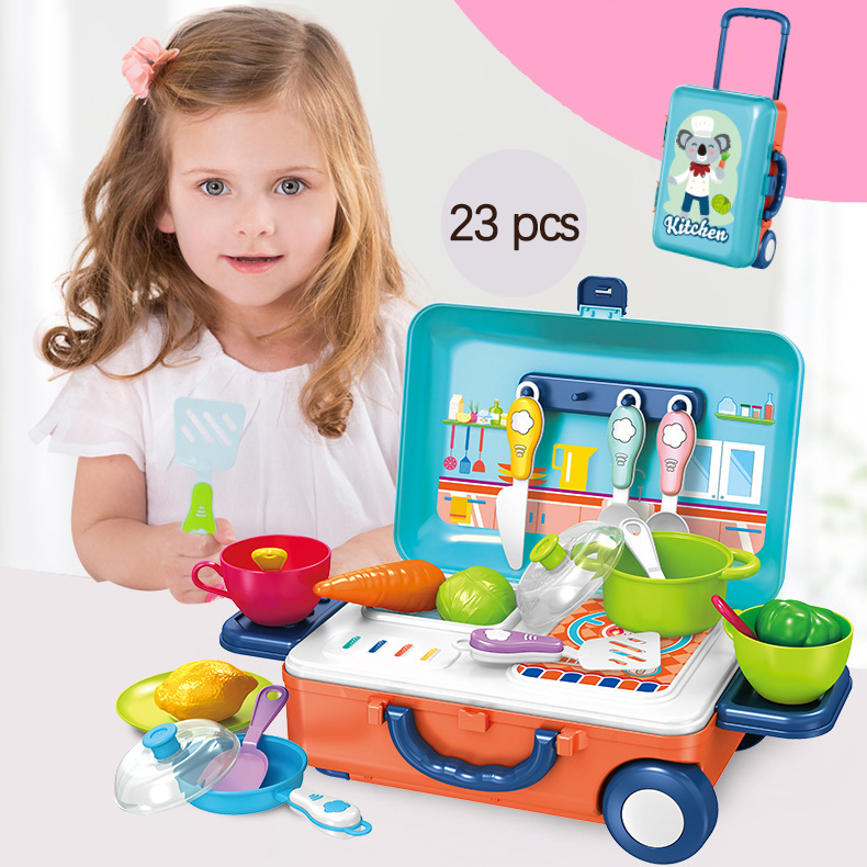 Без минимальной 23 шт. Горячая моделирование ролевые игры Детская игрушка набор детский Кухонные Игрушки для девочек