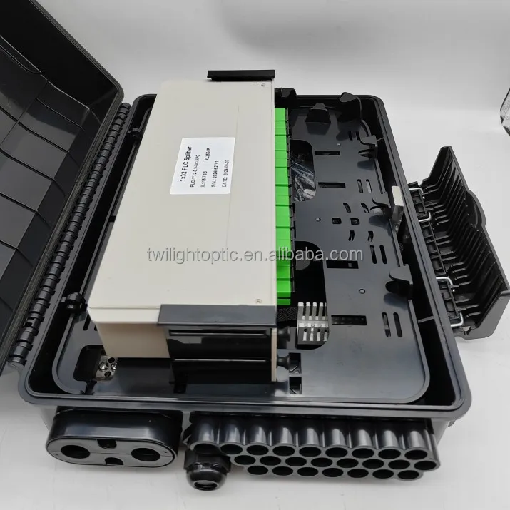 Point De Branchement Optique Étanche FTTH 6 Fibres SC-APC - PBO DEXLAN Installation Murale
