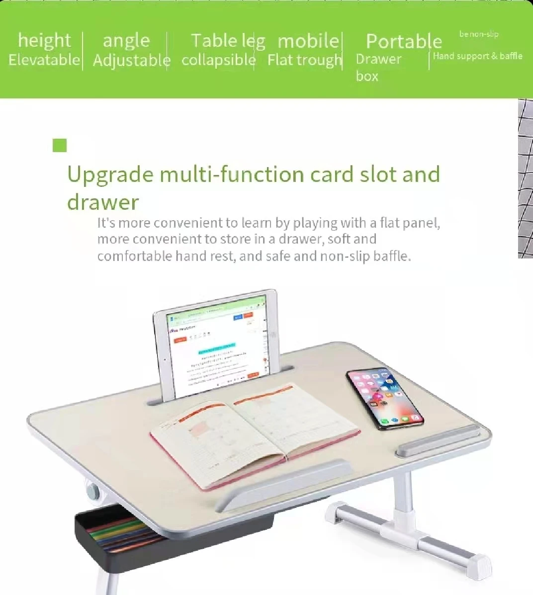 Laptop Desk For Bed,Adjustable Laptop Bed Tray Foldable Laptop Table