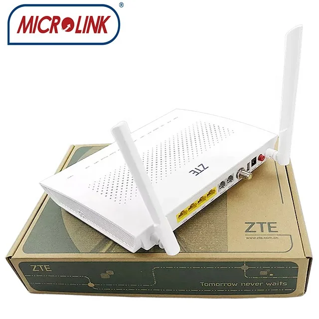 ZXHN F668 V5.2 Gpon Onu - 4GE+2POTS+1CATV+WIFI+USB Modem