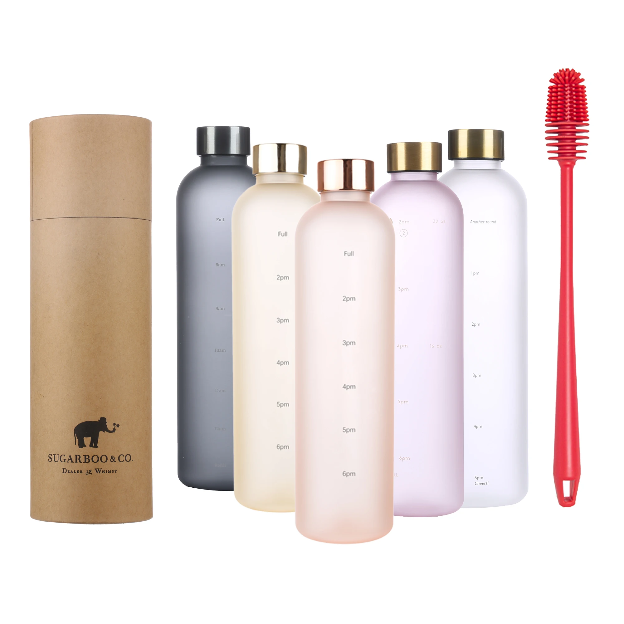Custom 600ml  1000 ml  Tritan Plastic Sport  1 Litre Drink Water Bottle with Lid