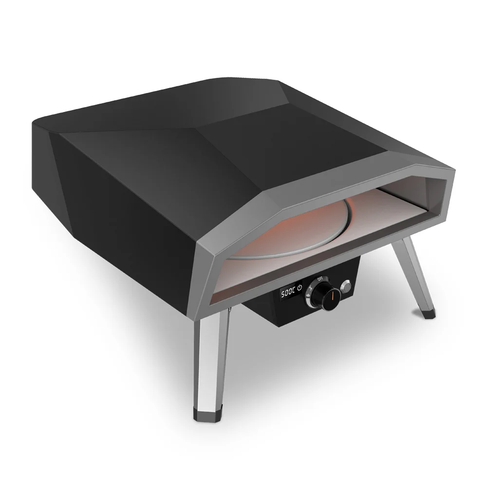 Automatic Rotating Function 16 Inch Gas Pizza Oven Outside Kitchen Rotating Pizza Maker & Stone Portable Pizza Oven