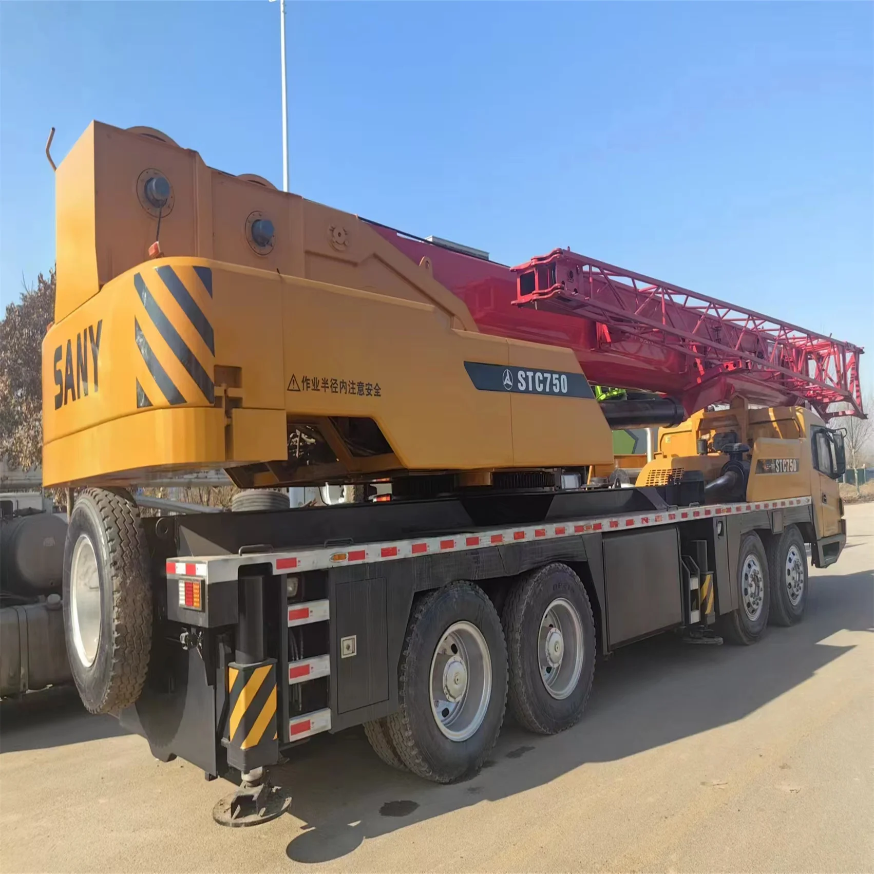 Used Sany Stc750h 75 Ton Crane Mounted Truck - Buy Sany Stc750h used ...