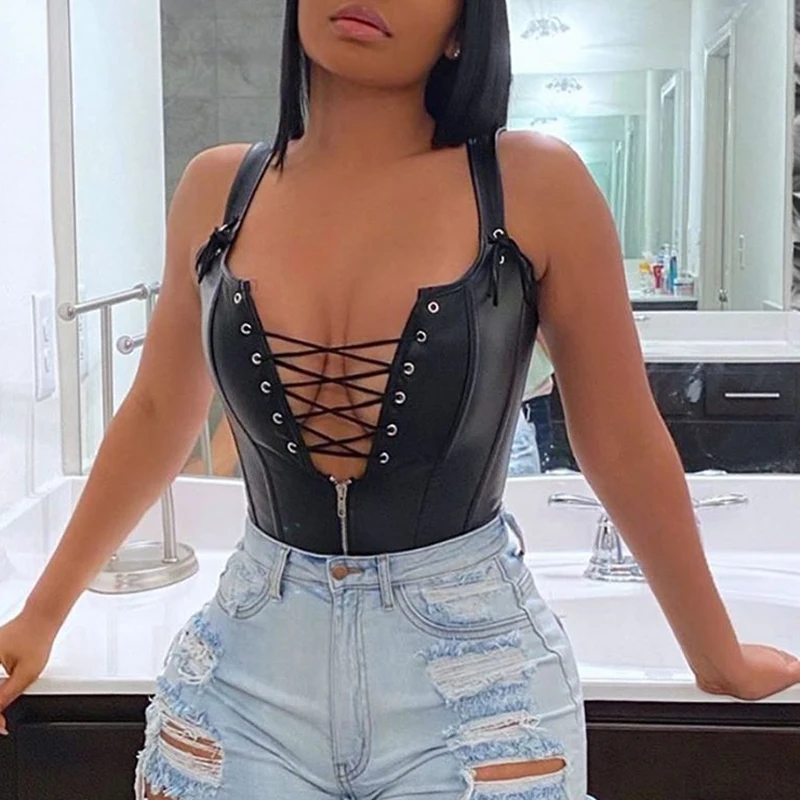 Lace up corset bodysuit Clearance