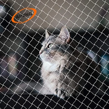 8X3m Nylon Cat Safety Net Transparent Balcony Cat Nets - China Balcony Cat  Nets and Nylon Cat Net price