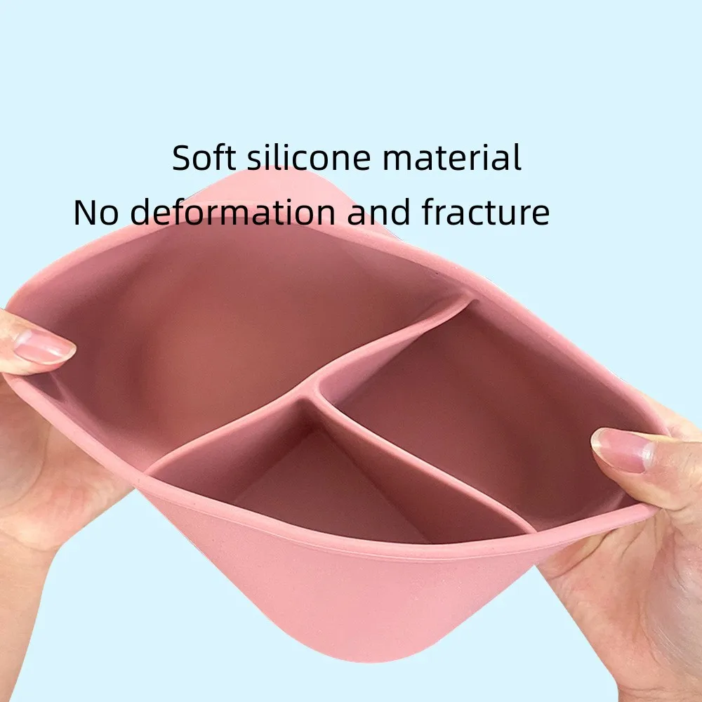 Silicone Bowl Lunch Box Food Storage Container With Lid Leak-proof Soft