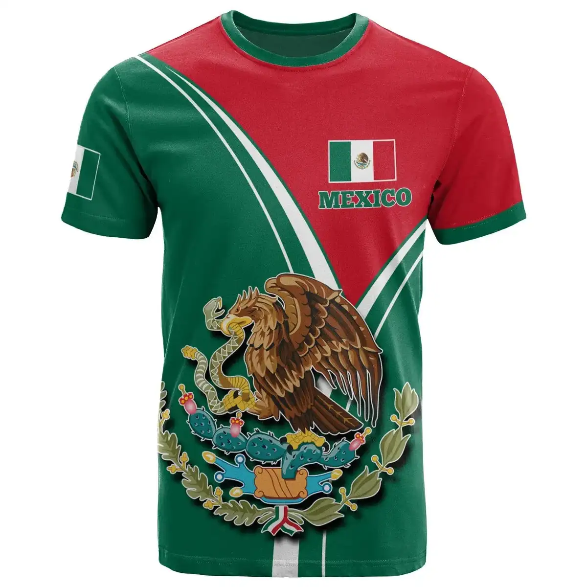 Mexican Pride Mexico Day Of The Dead Aztec Pattern Coat Of Arms Bincjou ...