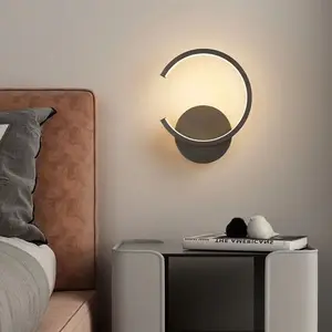 Modern Minimalist LED Indoor Wall Light Iron Body Hanging for Living Room Bedroom Background Decoration Aluminum Hanging Wall