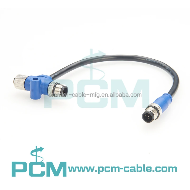 Can Bus M12 Y-splitter T-splitter for Sensor manufacture